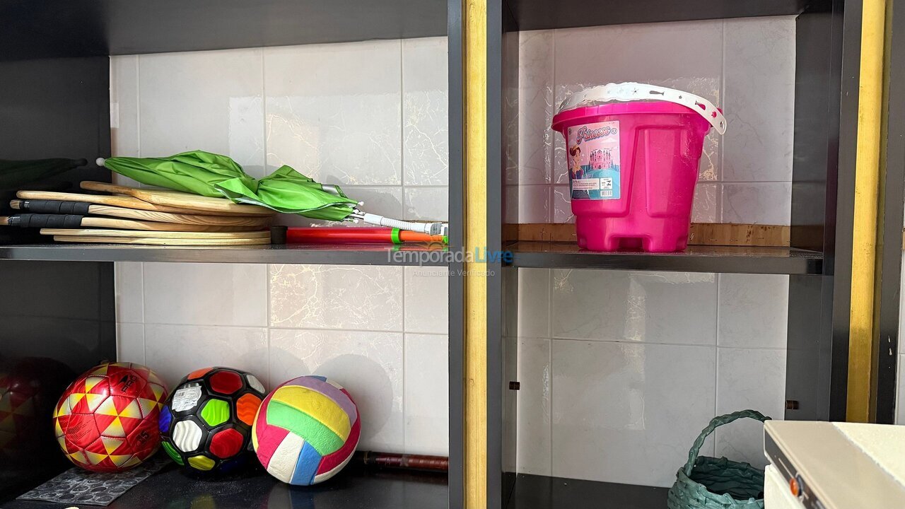 Apartment for vacation rental in São Vicente (Gonzaguinha)