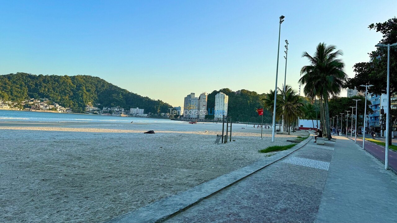 Apartment for vacation rental in São Vicente (Gonzaguinha)