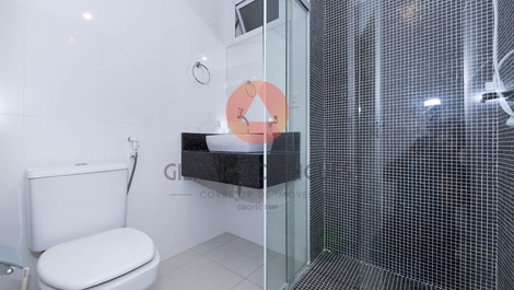 Apartamento a 150 metros da praia para 5 pessoas