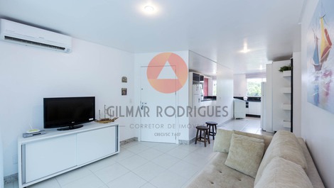 Apartamento a 150 metros da praia para 5 pessoas