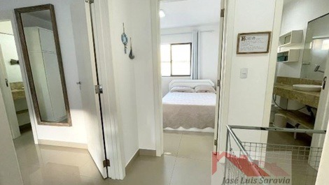 Excelente dúplex em condomínio fechado de frente para o mar!