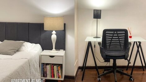 Lindo apartamento de 3 quartos frente mar