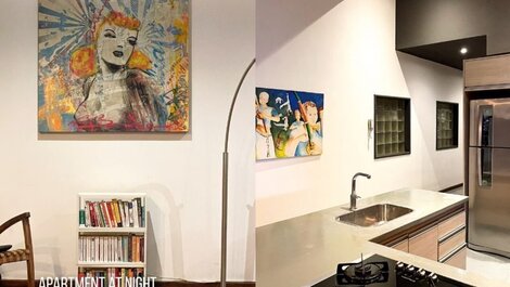 Lindo apartamento de 3 quartos frente mar