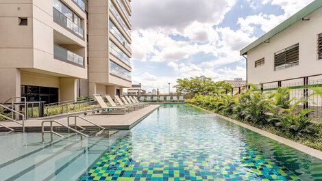 Swimming pool, gym, AC, Pinheiros |Brazilian Corner