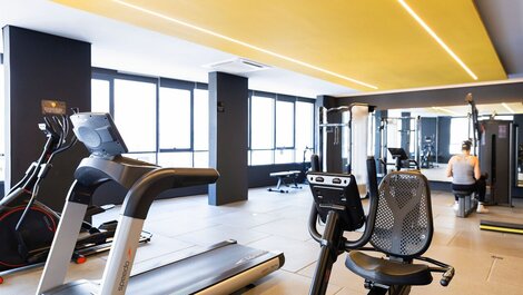 Piscina, gimnasio, aire acondicionado, cama Queen|Rincón brasileño