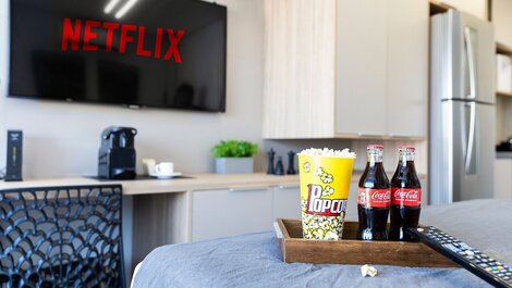 Piscina, gimnasio, aire acondicionado, cama Queen|Rincón brasileño