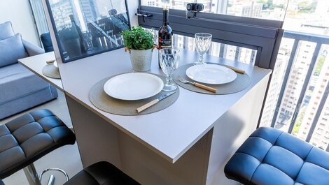 Piscina, gimnasio, aire acondicionado, cama Queen|Rincón brasileño