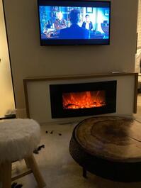 Lareira da sala de estar