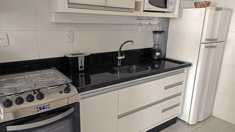 Apartamento 1 dormitório pé na areia, com vista ao mar!