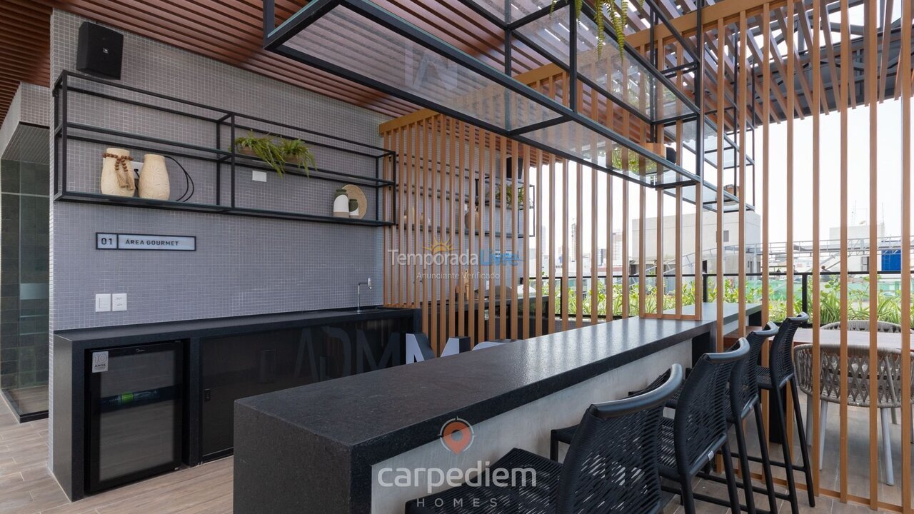 Apartamento para aluguel de temporada em João Pessoa (Pb Praia do Bessa)