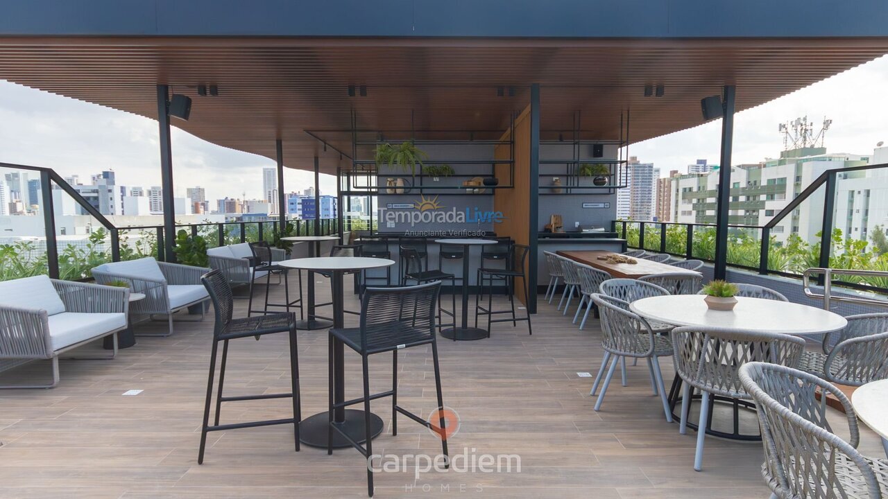 Apartamento para aluguel de temporada em João Pessoa (Pb Praia do Bessa)