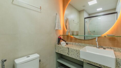 Clase de Playa Meireles #1505 Vista al Mar de Carpediem