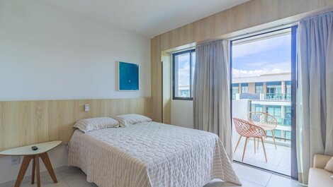 Makia Beach #D307 - Flat com varanda por Carpediem