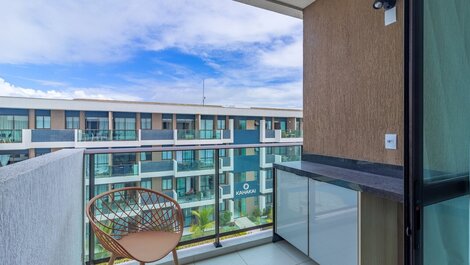 Makia Beach #D307 - Flat com varanda por Carpediem