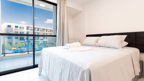 Malia Beach #D113 - Vista a la piscina de Carpediem