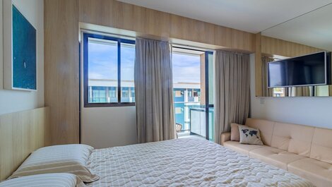 Makia Beach #D307 - Flat com varanda por Carpediem