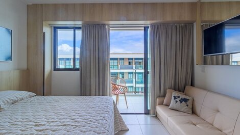 Makia Beach #D307 - Flat com varanda por Carpediem