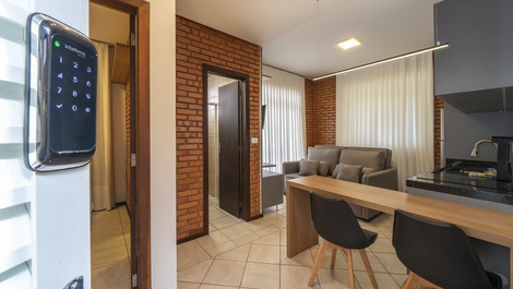 Apartamento a 30 metros del mar en el centro de Bombinhas