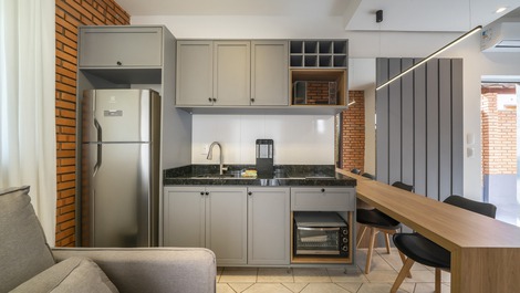 Apartamento a 30 metros del mar en el centro de Bombinhas