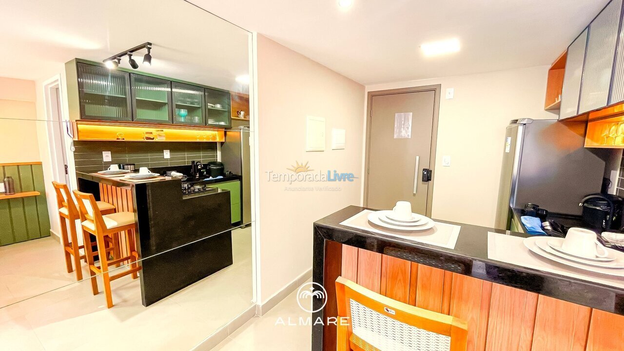 Apartamento para aluguel de temporada em João Pessoa (Cabo Branco)