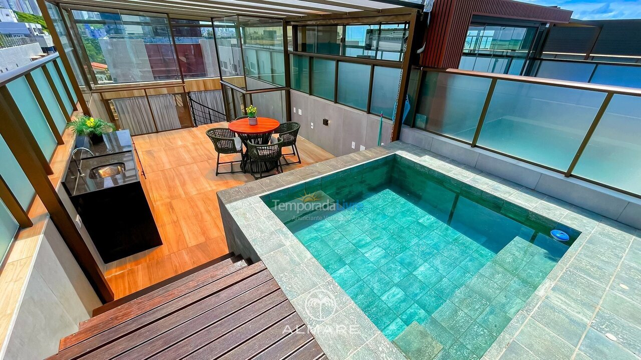 Apartamento para aluguel de temporada em João Pessoa (Cabo Branco)