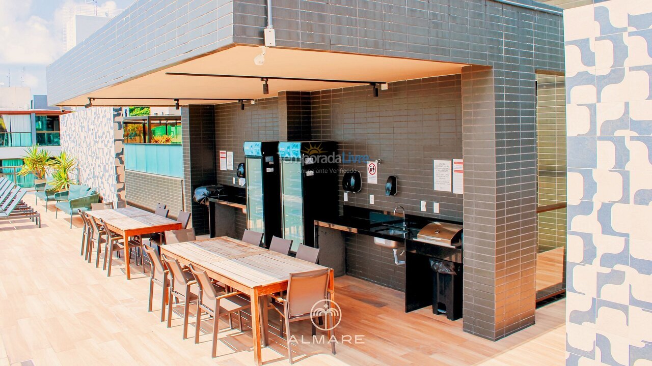 Apartamento para alquiler de vacaciones em João Pessoa (Cabo Branco)