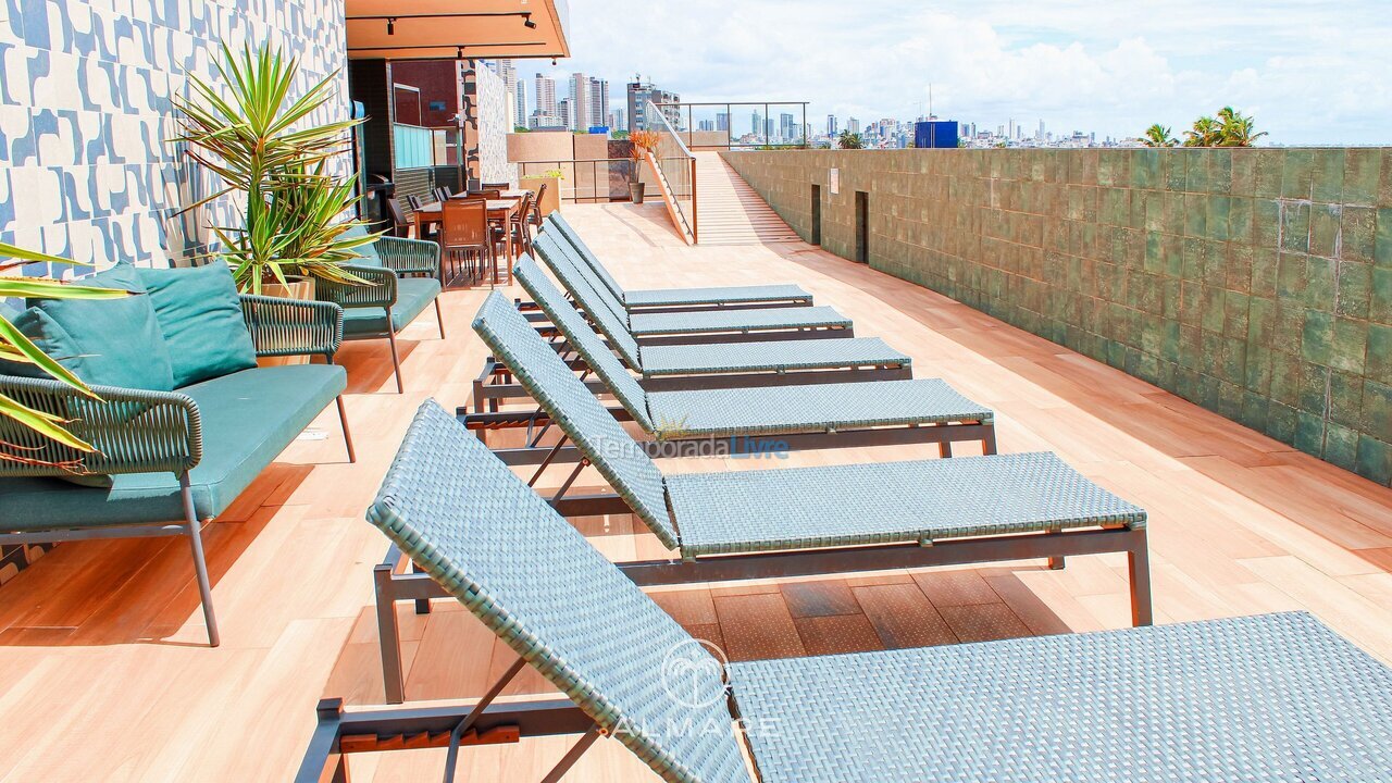 Apartamento para aluguel de temporada em João Pessoa (Cabo Branco)