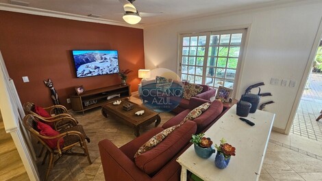 Casa Aluguel Temporada Pé na Areia - Juquehy - c/4 suítes, vista ao...