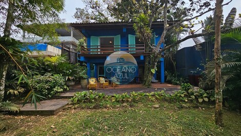 Casa pé na areia em Juquehy Temporada - 7 dormitórios, 4 suítes, 4...