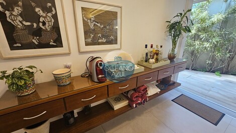 Casa Pé na Areia Temporada - Juquehy - c/ 4 suítes, serviço de...