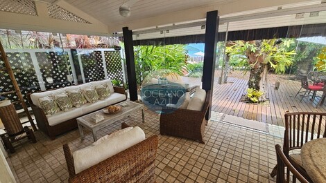 Casa Aluguel Temporada Pé na Areia - Juquehy - c/4 suítes, vista ao...