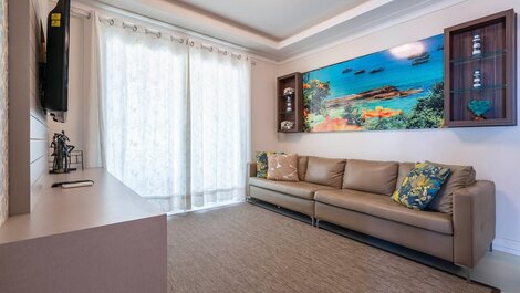 302BH - Apartamento de Alto Padrão com Vista Mar - 3 dormitórios,...