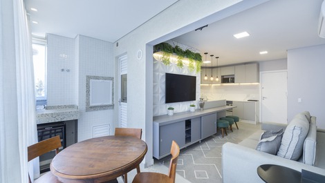 APARTAMENTO DE 2 HABITACIONES A 150M DE LA PLAYA MARISCAL - SC