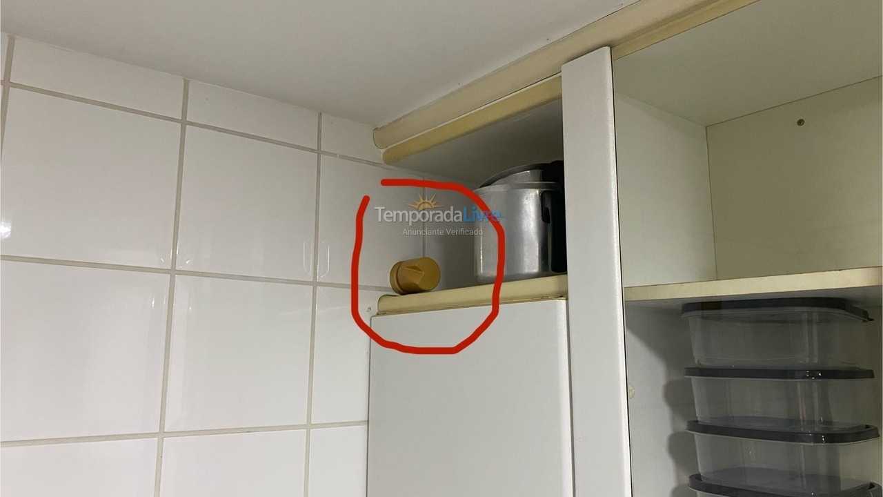 Apartment for vacation rental in Guarapari (Centro)