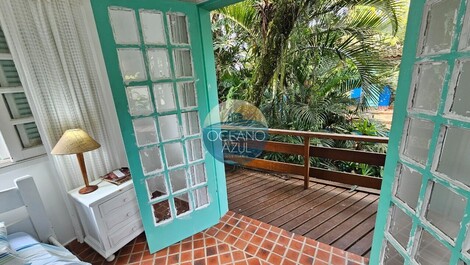 Casa pé na areia em Juquehy Temporada - 7 dormitórios, 4 suítes, 4...