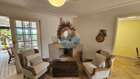 Casa Aluguel Temporada Pé na Areia - Juquehy - c/4 suítes, vista ao...