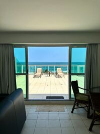 Vista panoramica da praia do pontal!