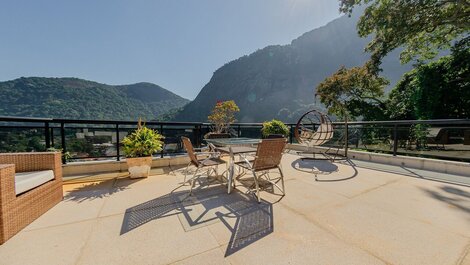 LUXOBRASIL #RJ73 Mansão Joá 04 Suites Vista Pedra da Gávea Rent...
