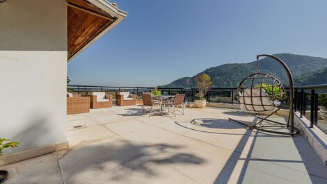 LUXOBRASIL #RJ73 Mansão Joá 04 Suites Vista Pedra da Gávea Rent...