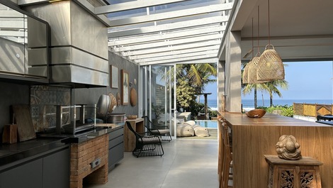 Wonderful House Standing on the Sand of Maresias