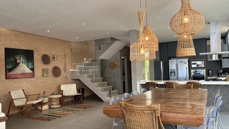 Wonderful House Standing on the Sand of Maresias