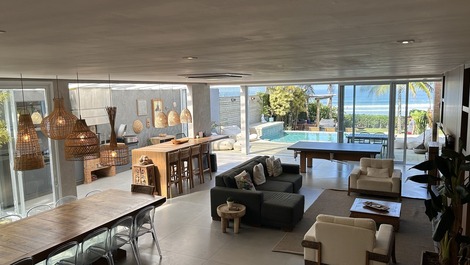 Wonderful House Standing on the Sand of Maresias