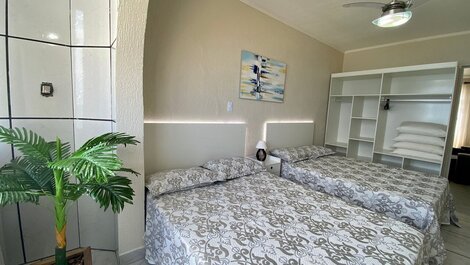 G1301 - Apto frente ao mar c/ Wi-Fi na Guilhermina