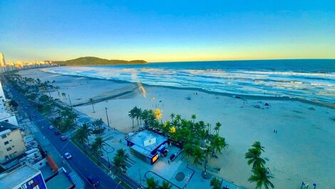 G1301 - Apto frente ao mar c/ Wi-Fi na Guilhermina