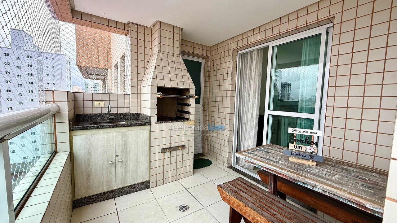 Apartment for vacation rental in Praia Grande (Aviação)