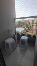 Tenório Apartment with 2 suites and air conditioning (Praia Grande/Praia Tenório)