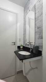 Tenório Apartment with 2 suites and air conditioning (Praia Grande/Praia Tenório)