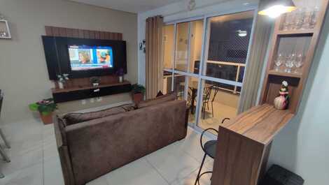 Tenório Apartment with 2 suites and air conditioning (Praia Grande/Praia Tenório)