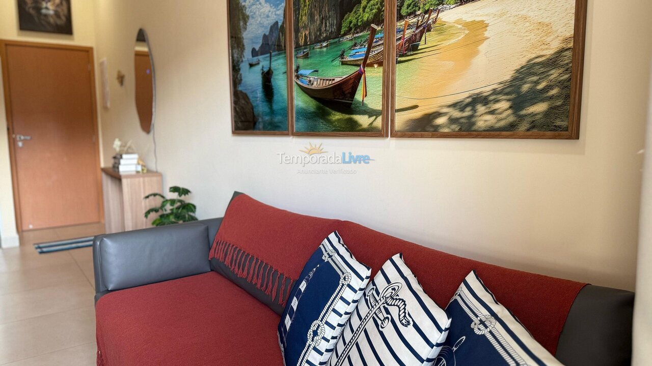 Apartamento para alquiler de vacaciones em Ubatuba (Praia das Toninhas)