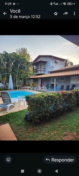 Granja para alquiler de vacaciones em Araçatuba (Condomínio Itapoã)